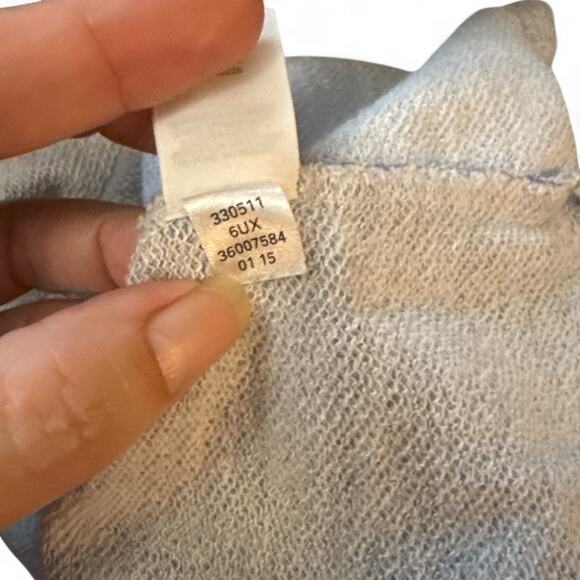 Victoria's Secret Angels 2015 Blue Terry Cloth Sweatshirt XL SEE MEASUREMENTS - Picture 3 of 5